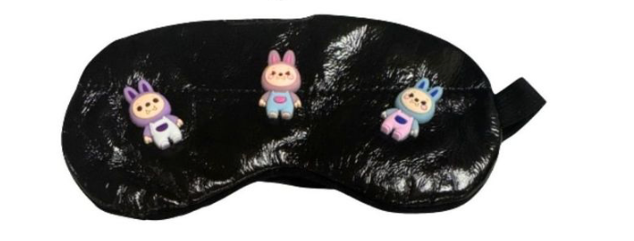 Bari Lynn Metallic Labubu Sleep Mask