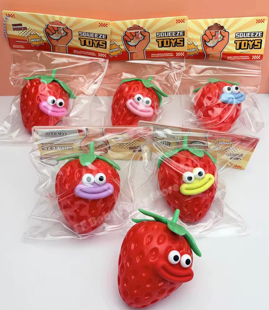 Strawberry Face Squish