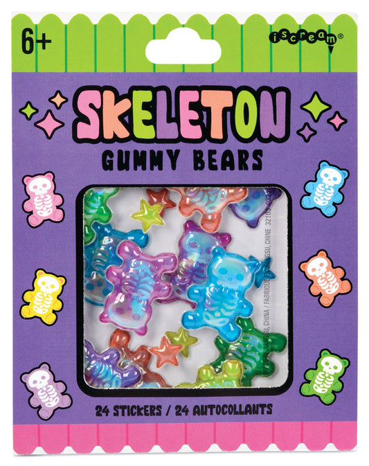 Skeleton Gummy Bear Sticker