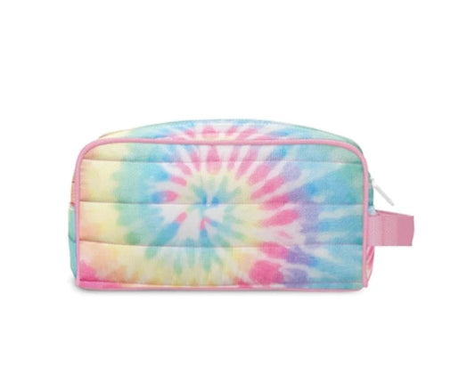 Pastel puffer toiletry bag