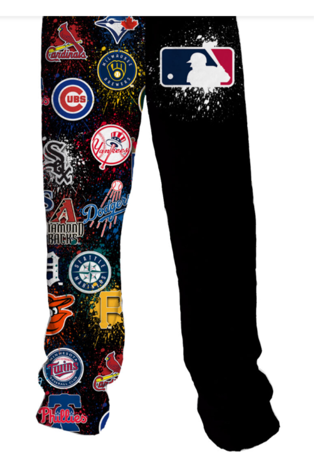 MLB Splatter Fuzzy Pant