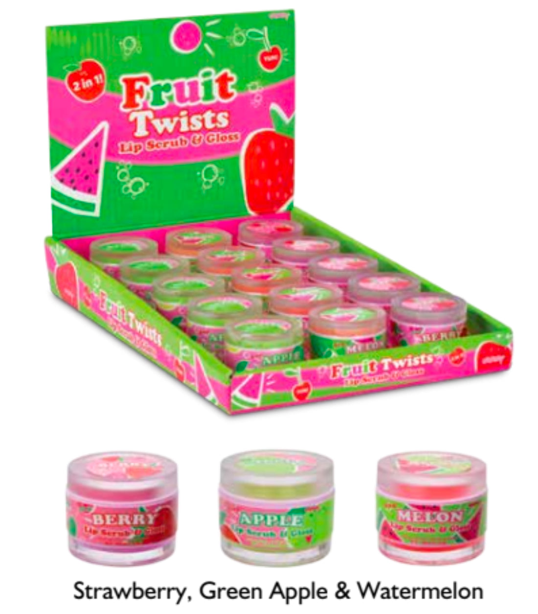 Fruit Twists Lip Scrub & Gloss