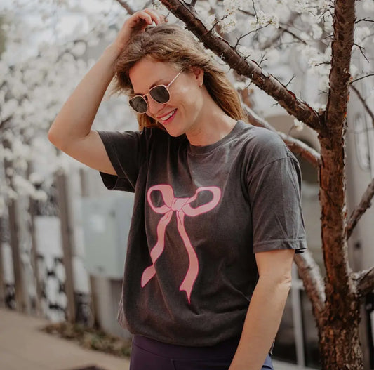 Pink Bow T Shirt