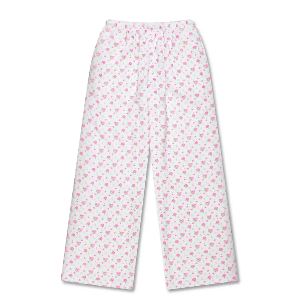 Pretty In White Plush Pant