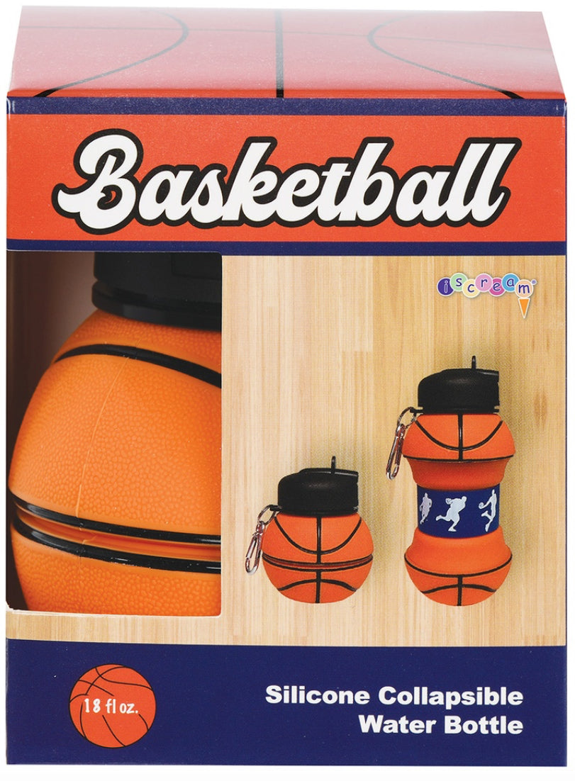 Basketball Collapsible Water Bottle