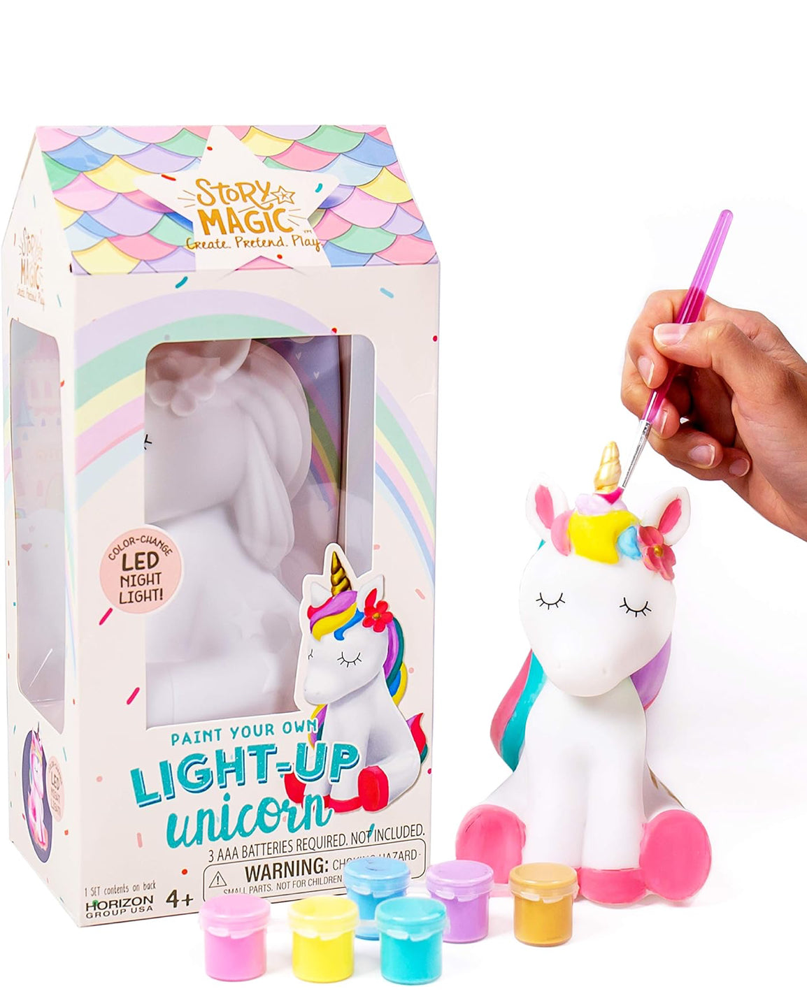 Light up and paint your own Unicorn 🦄