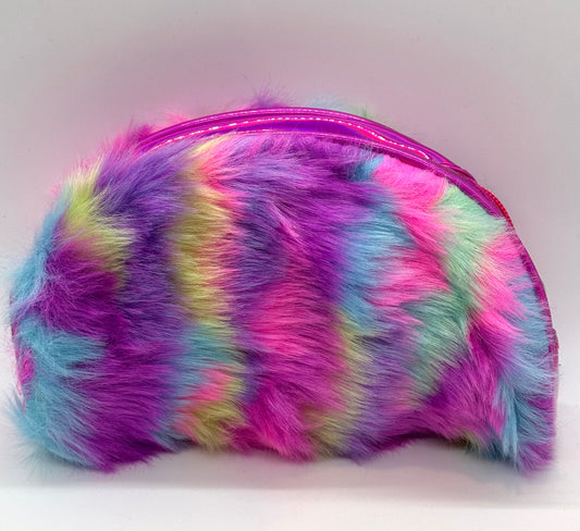 Fur Cosmetic Bag