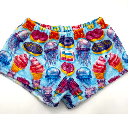 Squishy Print Fuzzy Short