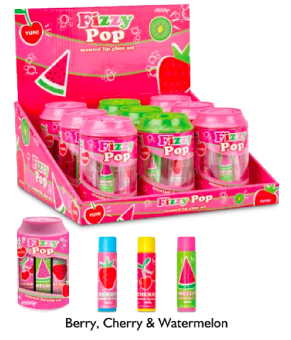 Fizzy pop lip gloss set