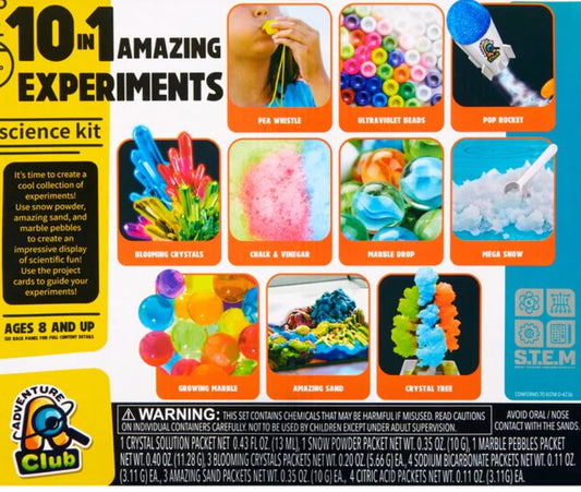 10 in 1 Experiments Science Kit