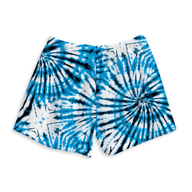 Blue Tie Dye Shorts