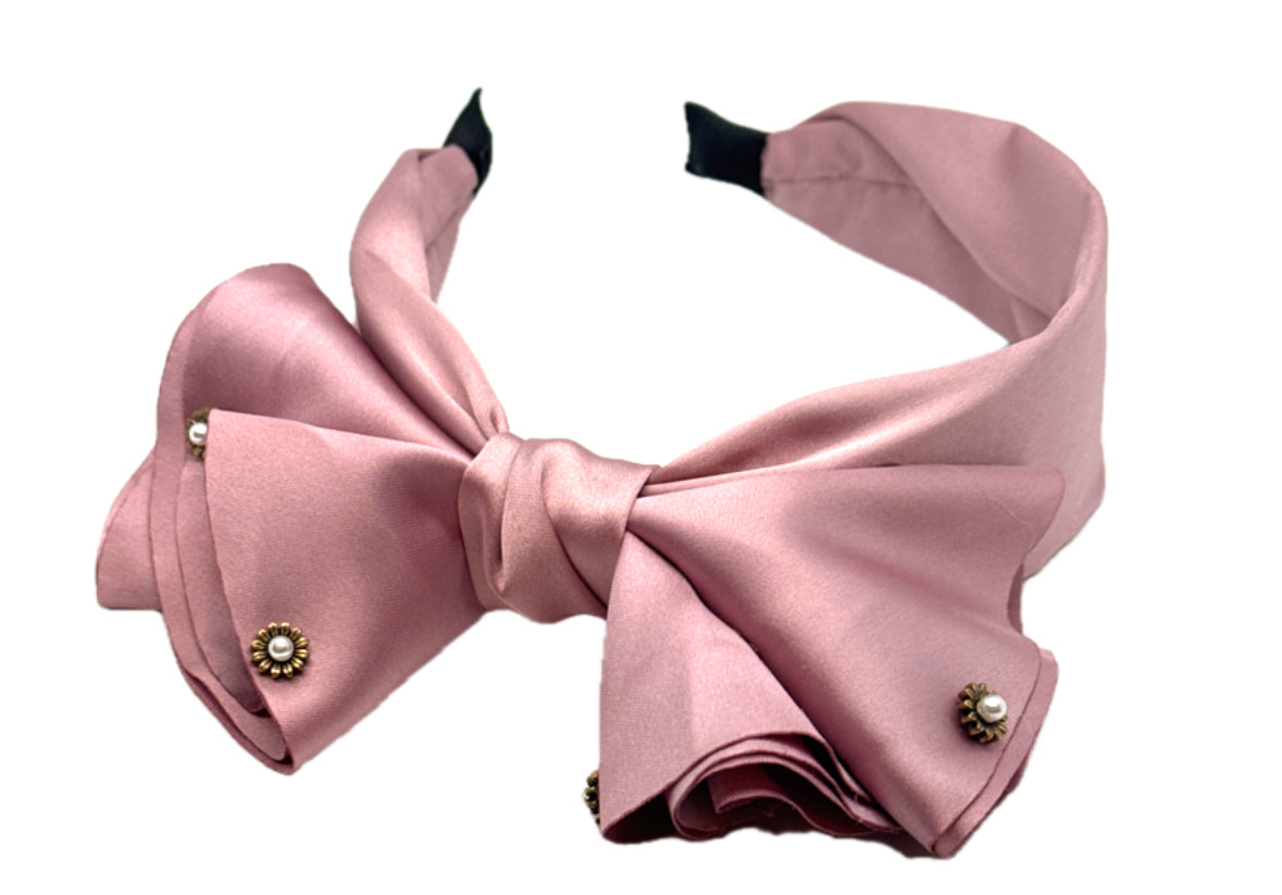 Satin Bow Headband