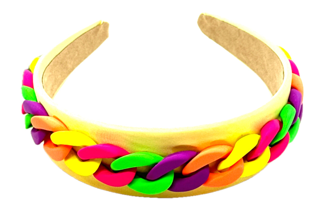 Neon Chain link headbands