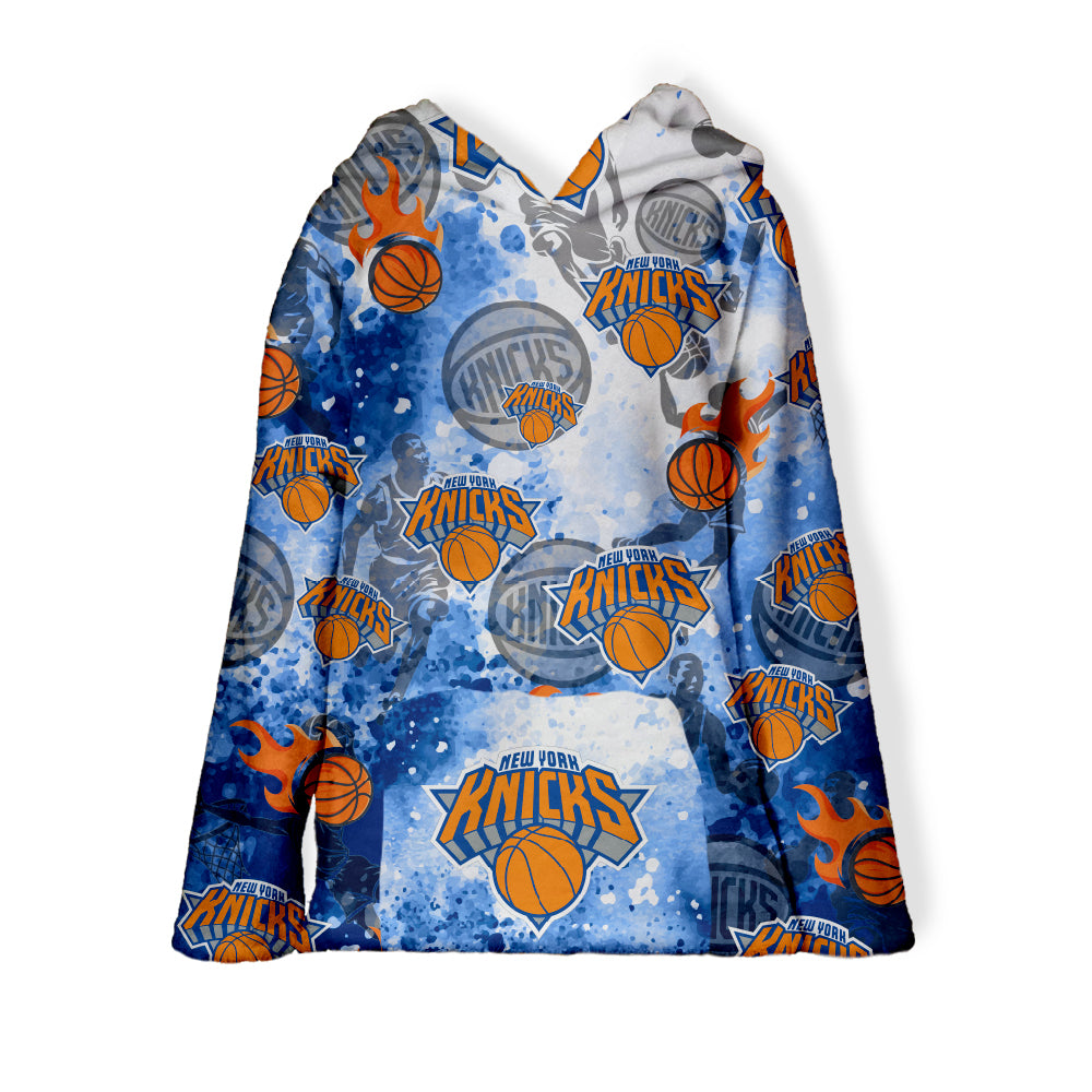 Knicks Hooded Fuzzy Sweatshirt