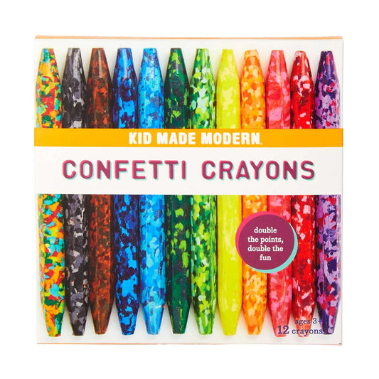 Confetti Egg Crayons