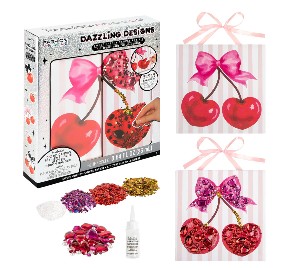 Sweet Cherry Canvas Art Kit