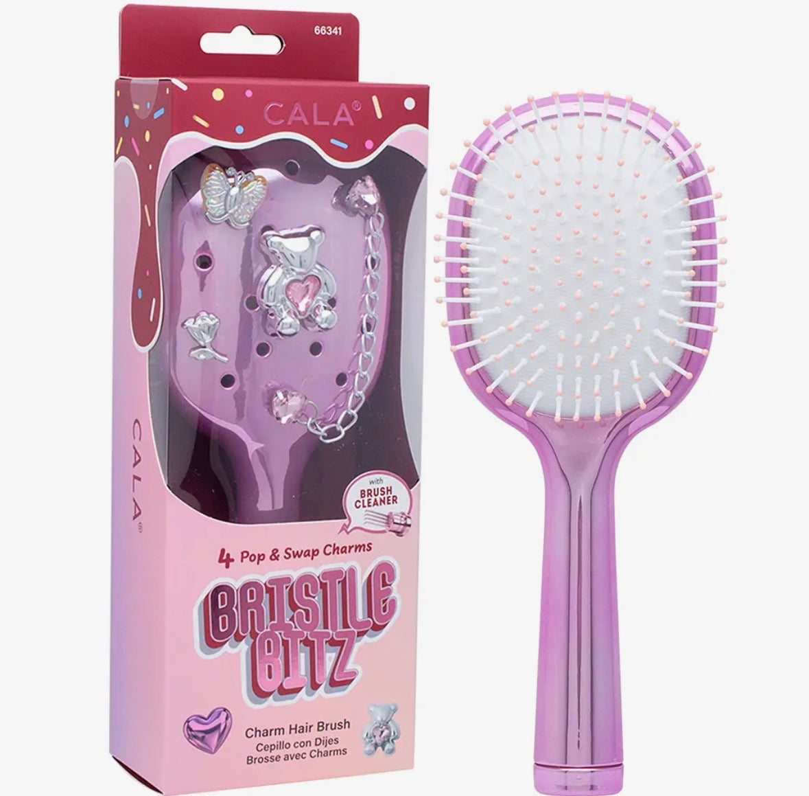 Bristle Bitz Charm Hair Brush