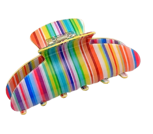 Striped Claw Clip