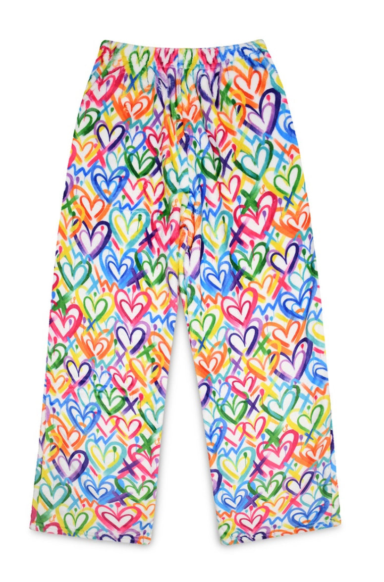 Corey Paige Hearts Plush Pants