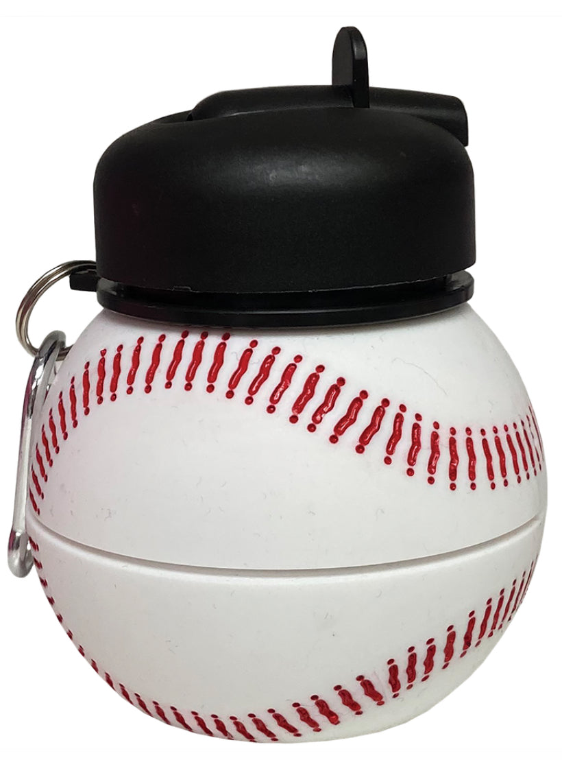 Baseball Collapsible Water Bottle