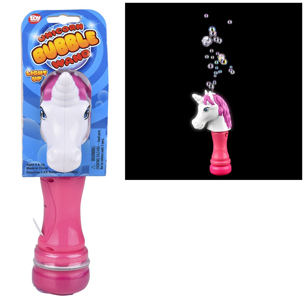 Unicorn Light Up Bubble Wand