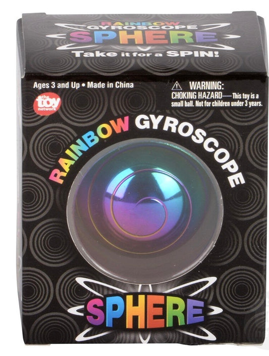Rainbow Gyroscope Sphere