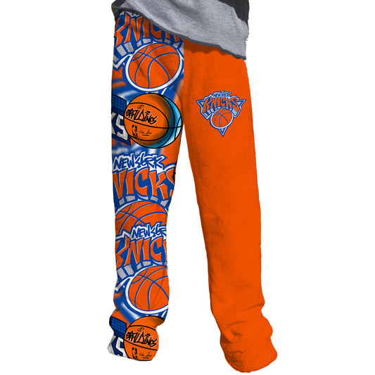 Knicks Fuzzy Graffiti Pant