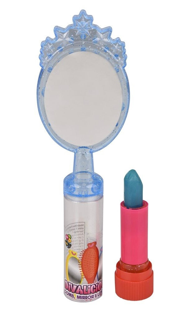 Divalicious Comb, Mirror, and lipstick lollypop