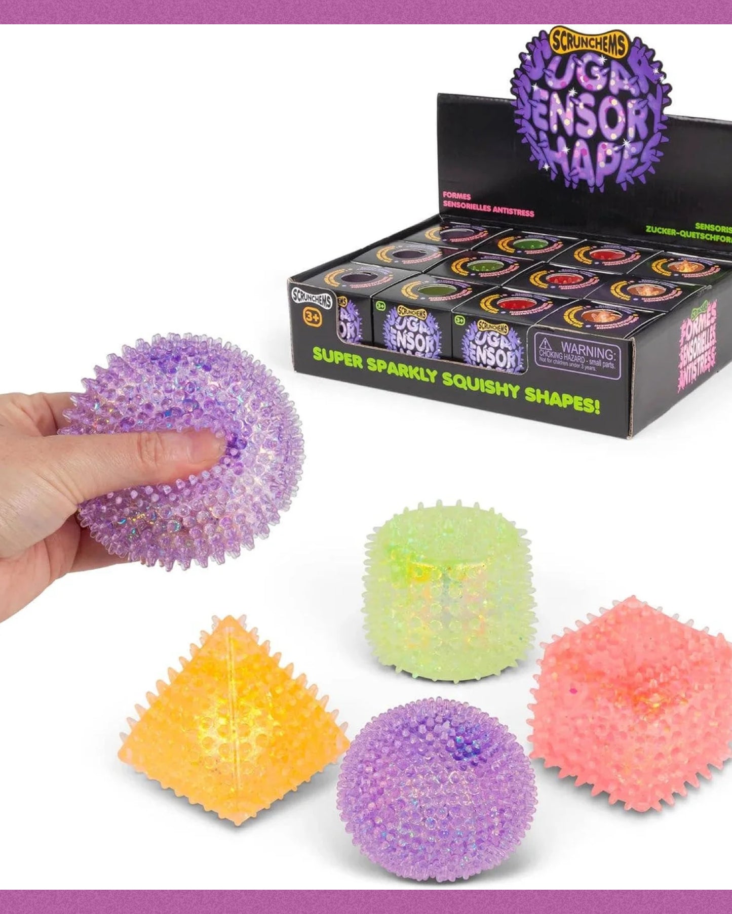 Sugar Sensory Shapes Squishy