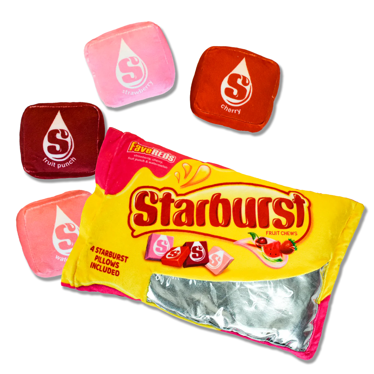 Starburst Fave Reds Packaging Plush