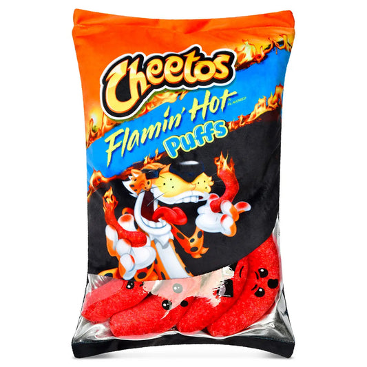 Cheetos Flamin Hot Packaging Plush