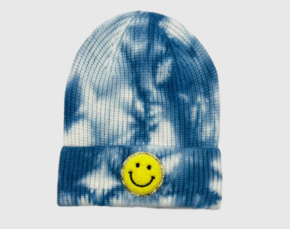 Smiley Face Tie Dye Hat