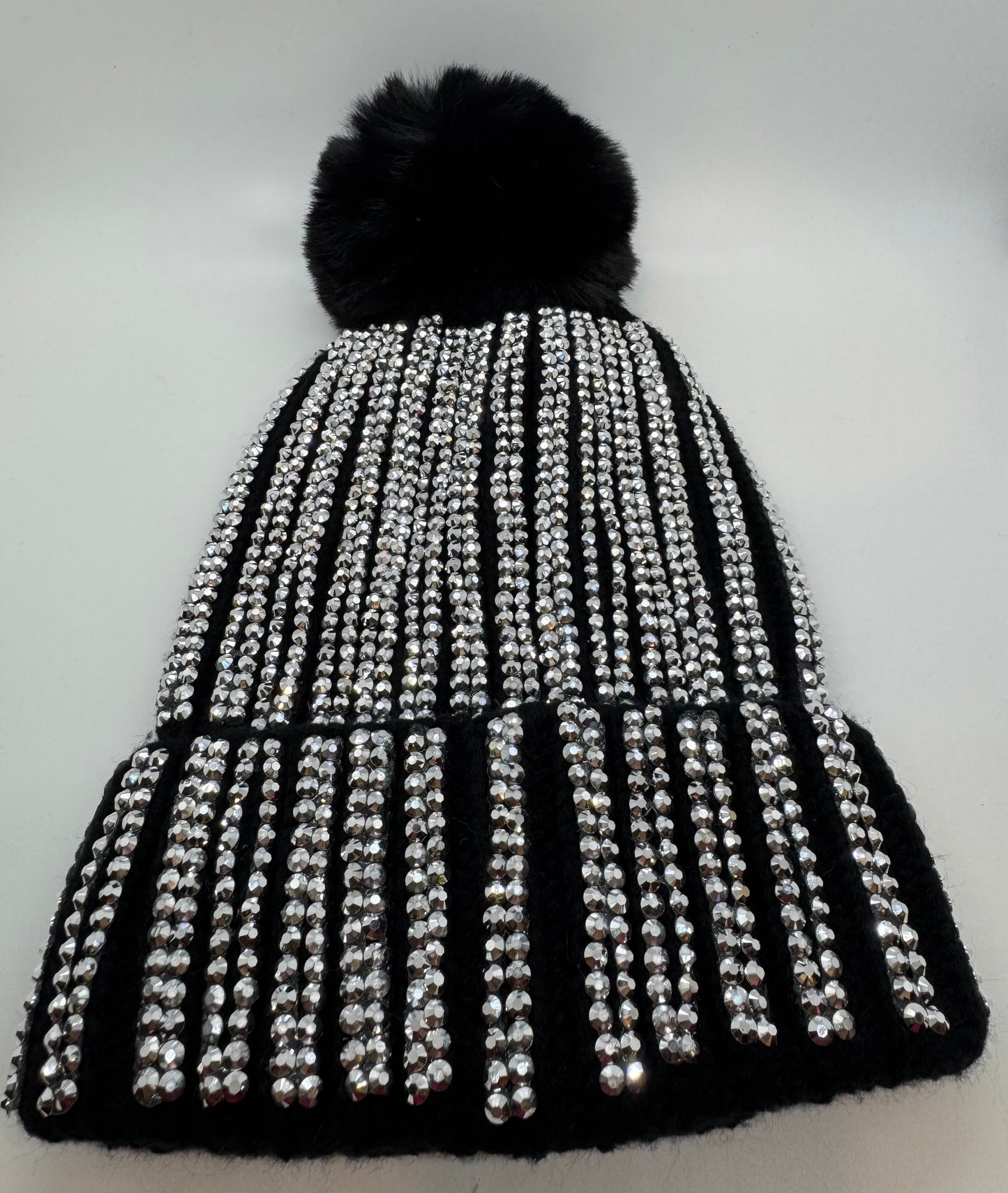 Super Bling Pom Pom Beanie