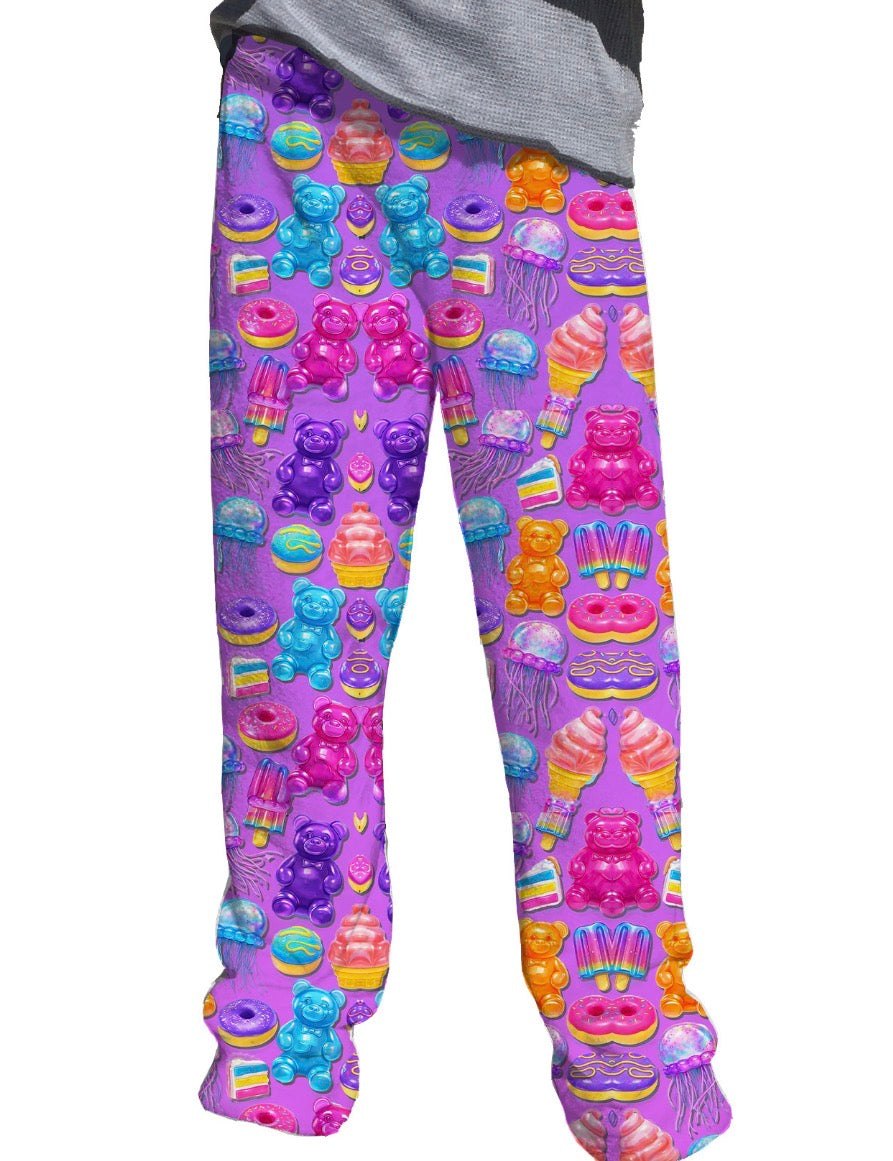Squishy Print Fuzzy Pant