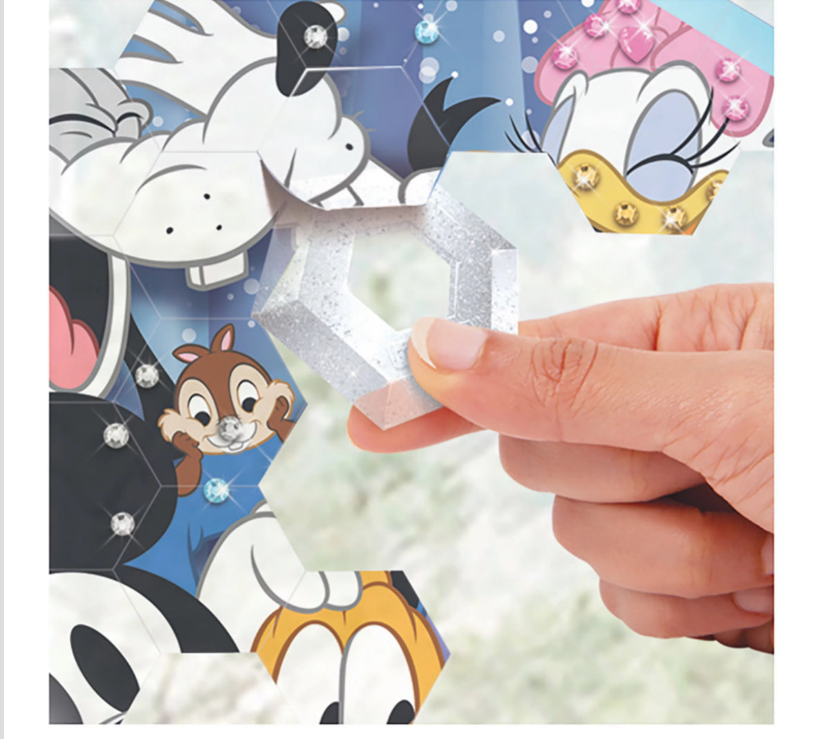 Mickey and Friends Window Art Mosaic