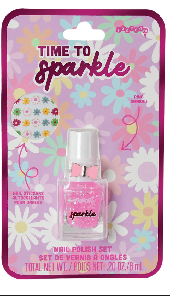 Sparkle nail polish