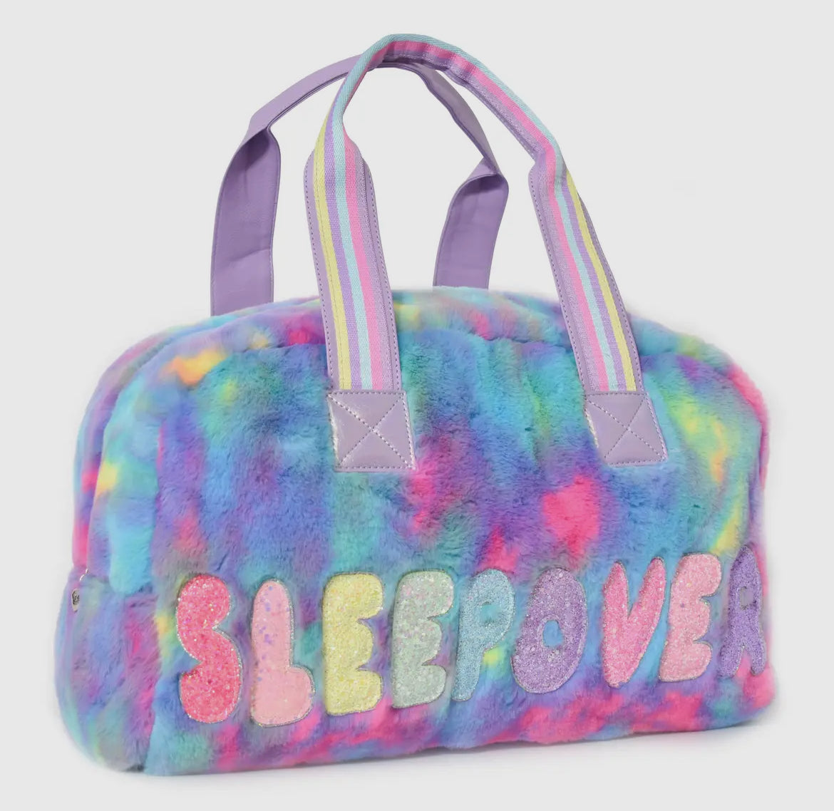 Sleepover Fuzzy Duffle Bag