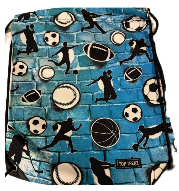 Graffiti Sports Drawstring Bag