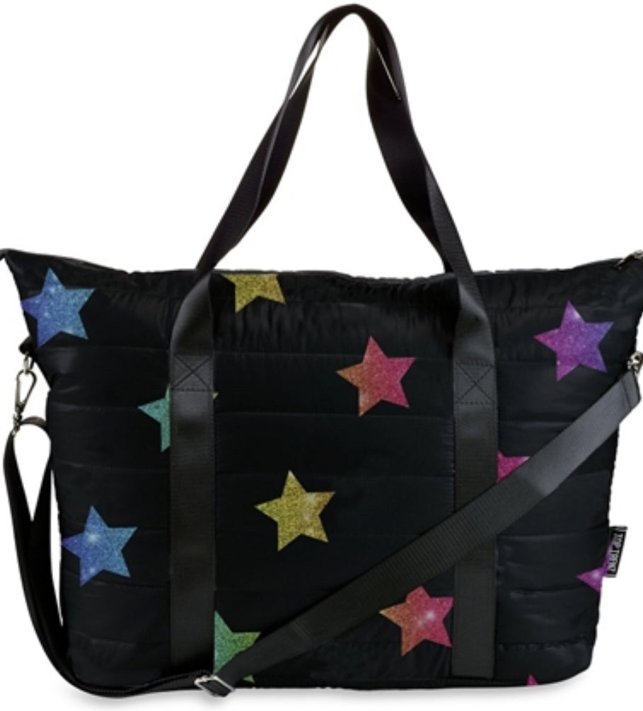 Puffer Tote Multi Stars