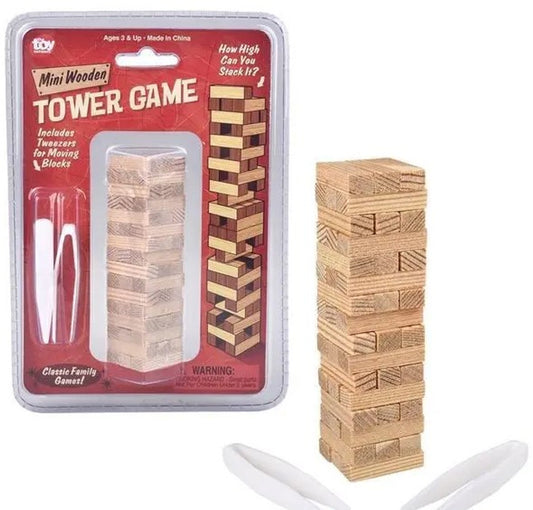 Mini Wooden Tower Game