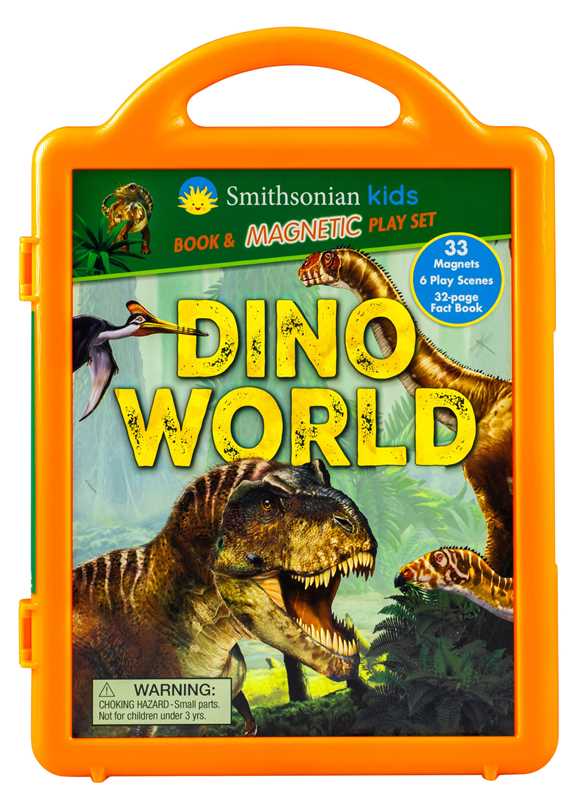Smithsonian Kids: DinoWorld Book and Magnetic Play Set
