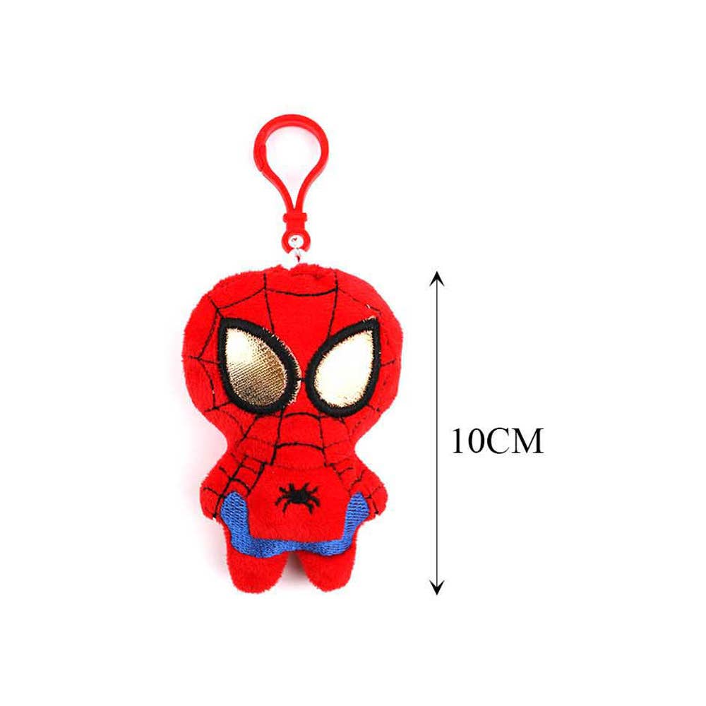 Plush Spidey Superhero Keychains