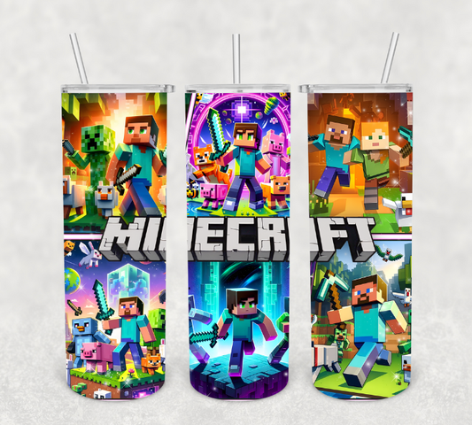 Multi Game Character Block Tumbler