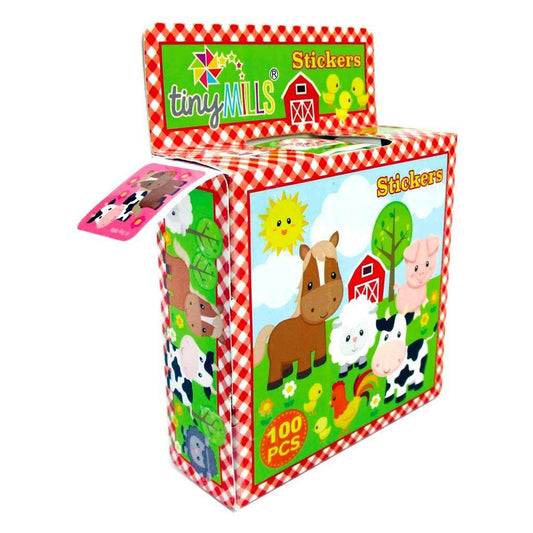 Farm Stickers 100 Stickers/Dispenser