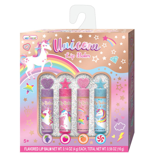 Unicorn Lip Balm Set of 4