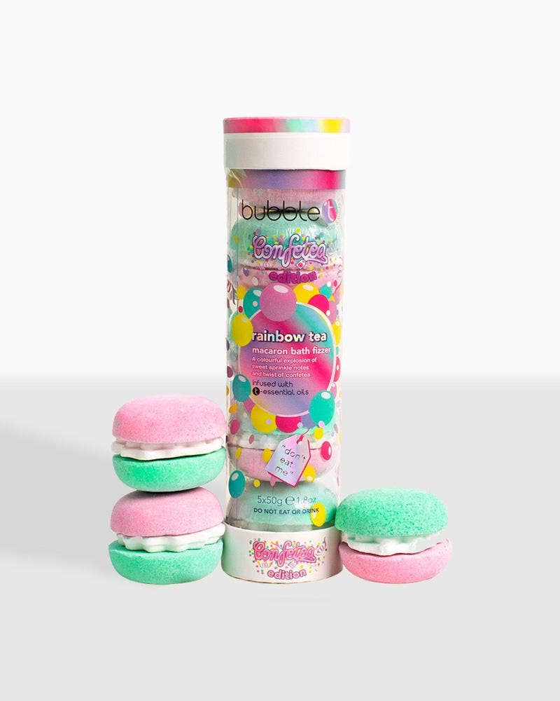 Confetea Candy Macaron Bath Bomb Fizzers Gift Set