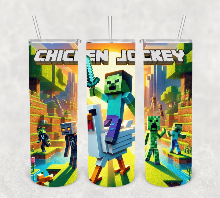 Chicken Jockey Character Tumbler