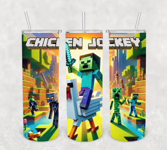 Chicken Jockey Character Tumbler