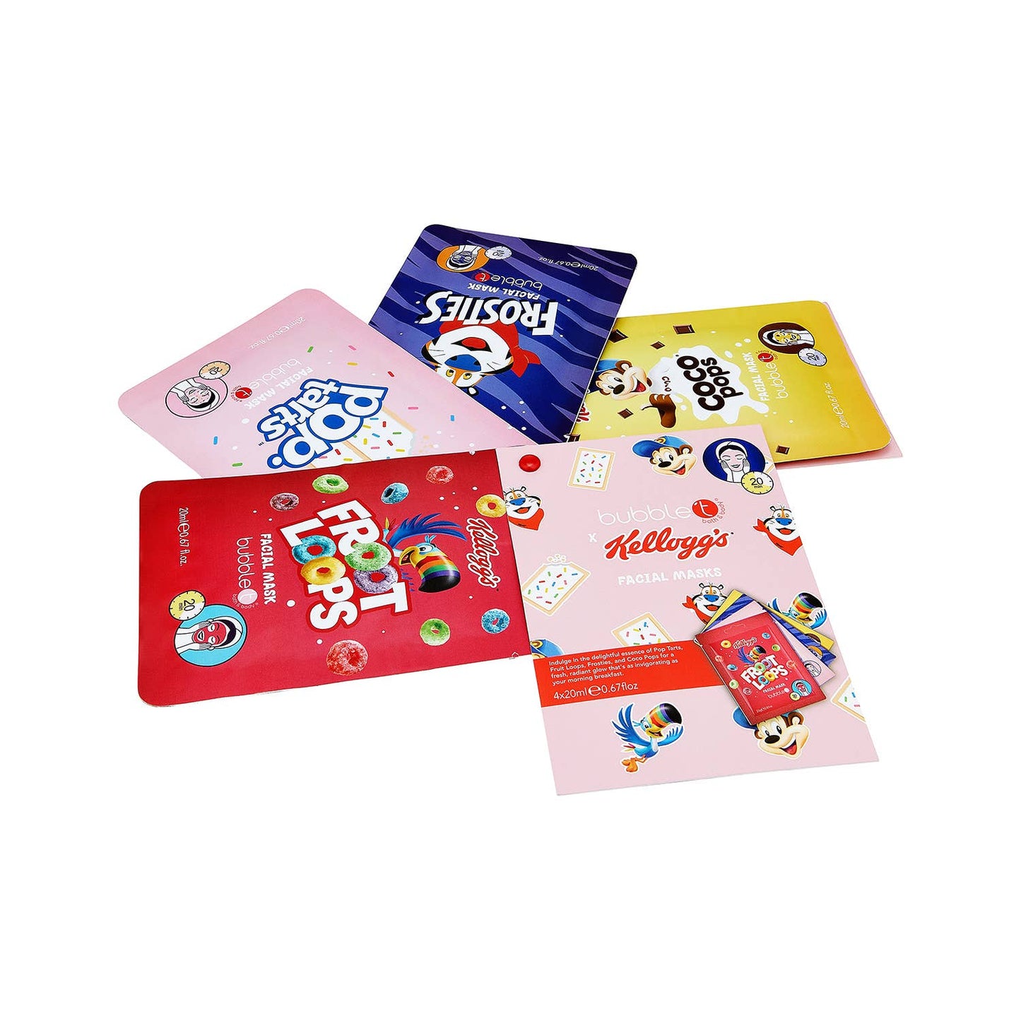 Kellogg's Sheet Mask Gift Set of 4