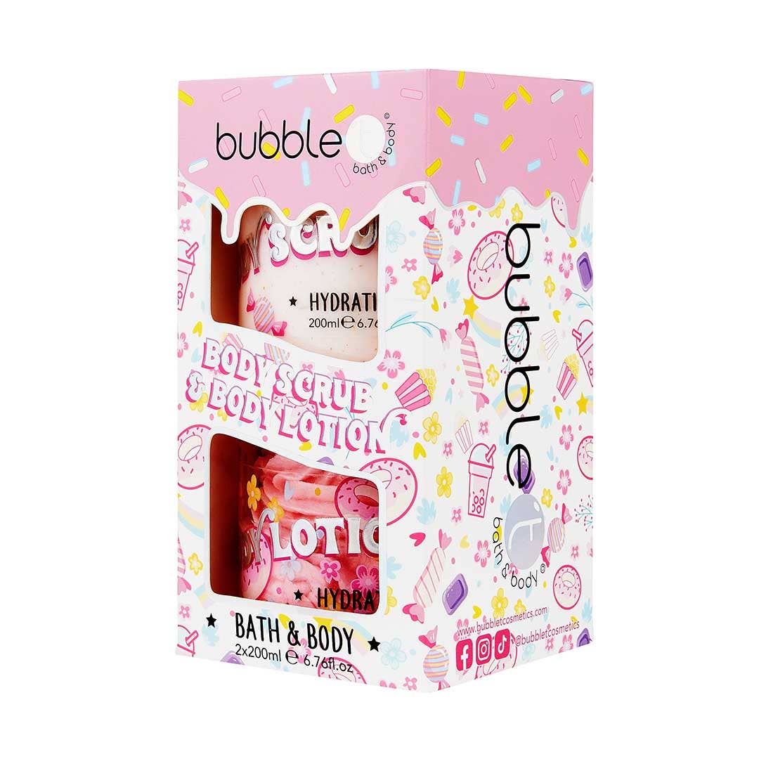 Sweetea Body Scrub & Body Lotion Gift Set